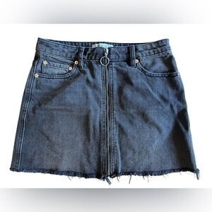 We The Free Dark Blue Mini Skirt